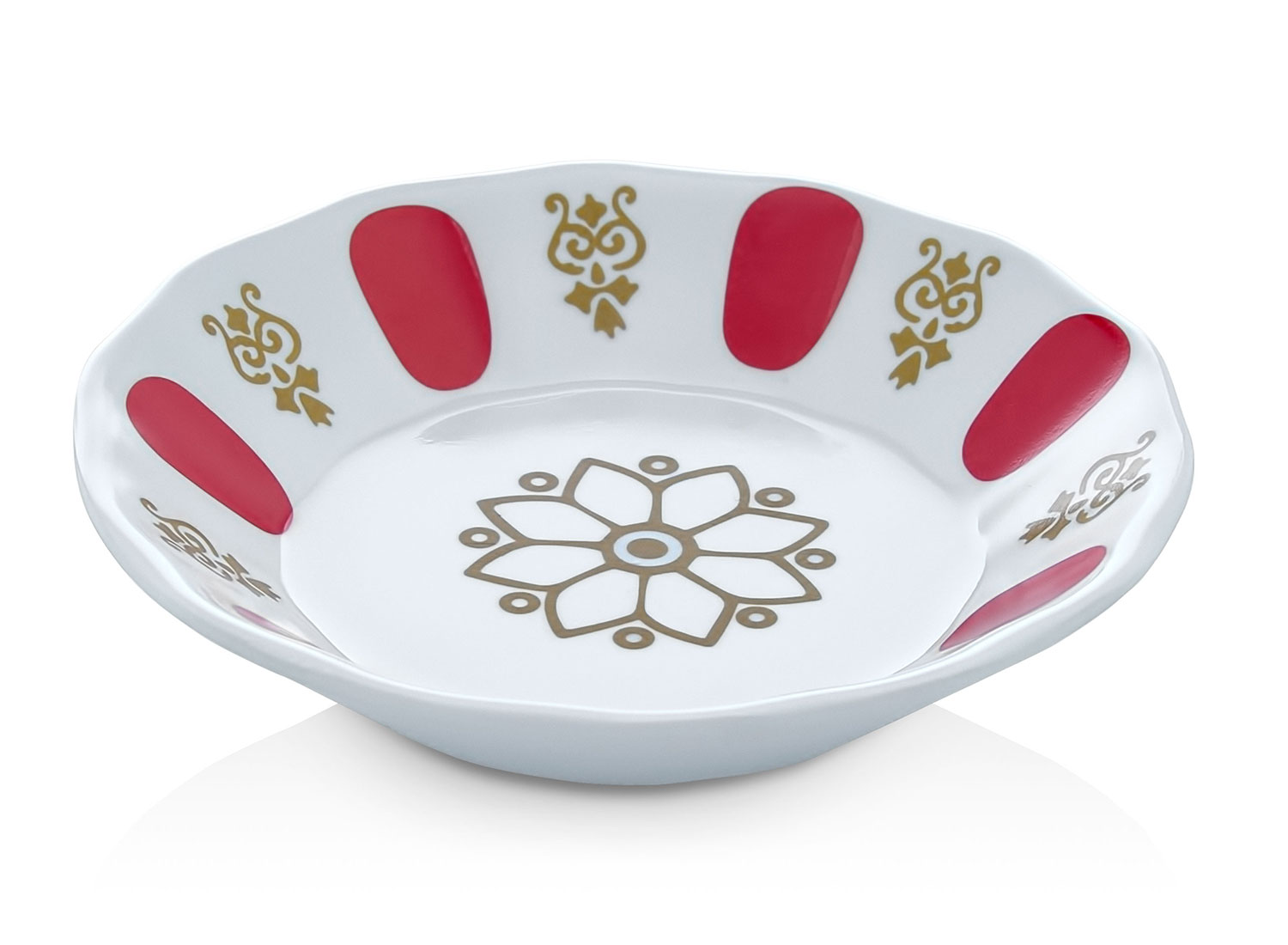 Unbreakable Tea Plate Acem Red