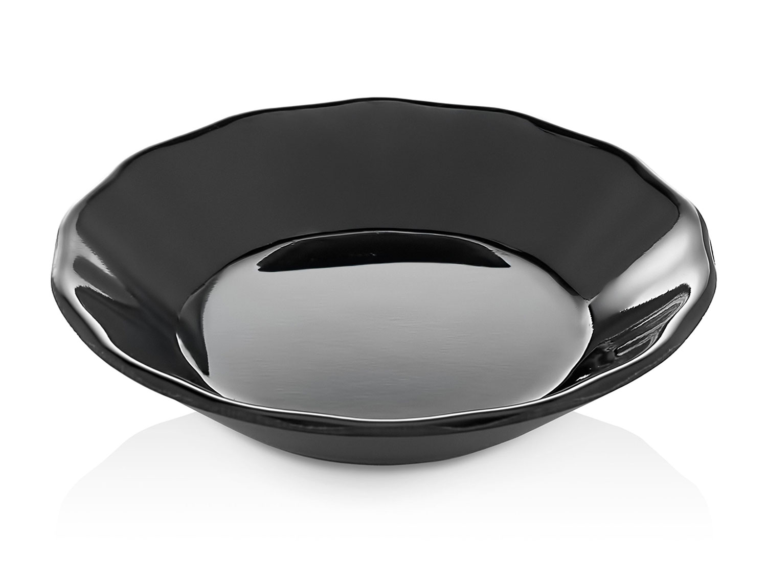 Unbreakable Tea Plate Black